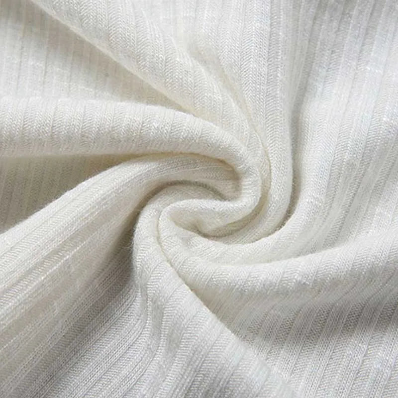 Sexy White Sheer V-Neck Crop Top