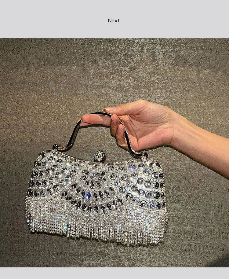 Diamond Rhinestone Evening Clutch