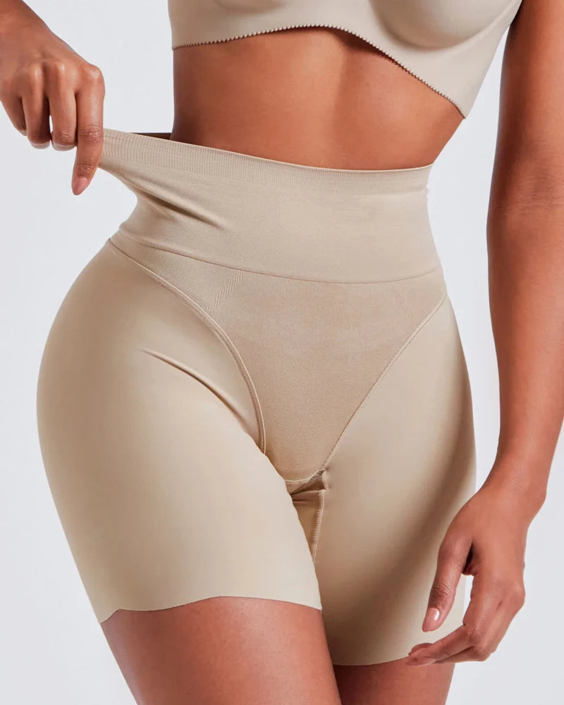 Seamless High-Waist Butt Lifter Shapewear Shorts