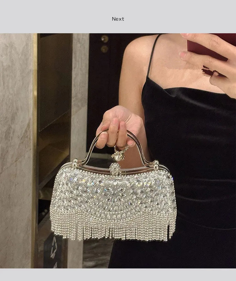 Diamond Rhinestone Evening Clutch