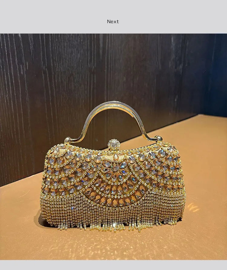 Diamond Rhinestone Evening Clutch