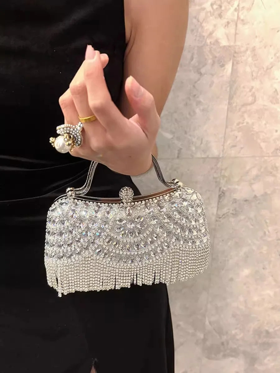 Diamond Rhinestone Evening Clutch