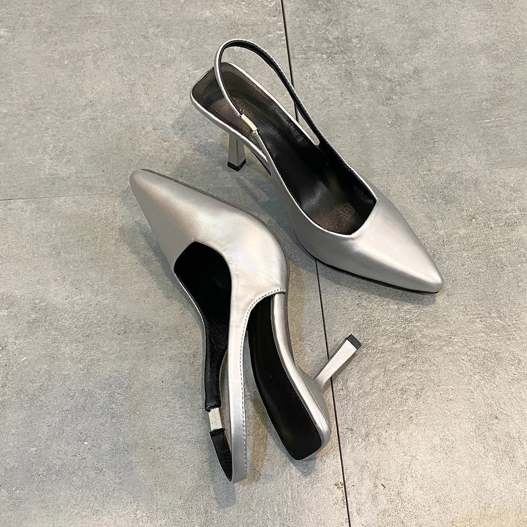 Women's Summer Pointed Toe PU High Heel Pumps