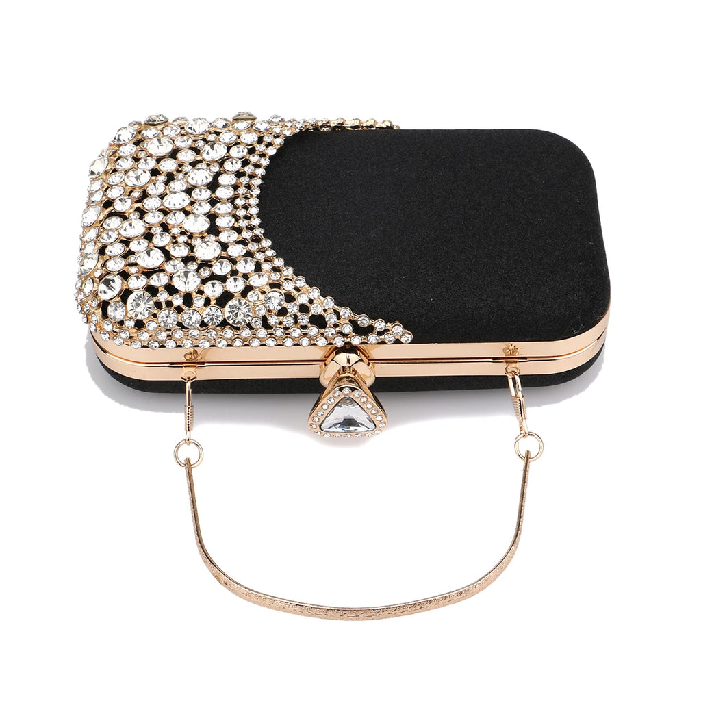 Diamond Hollow Out Evening Bag
