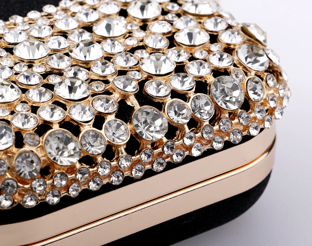 Diamond Hollow Out Evening Bag