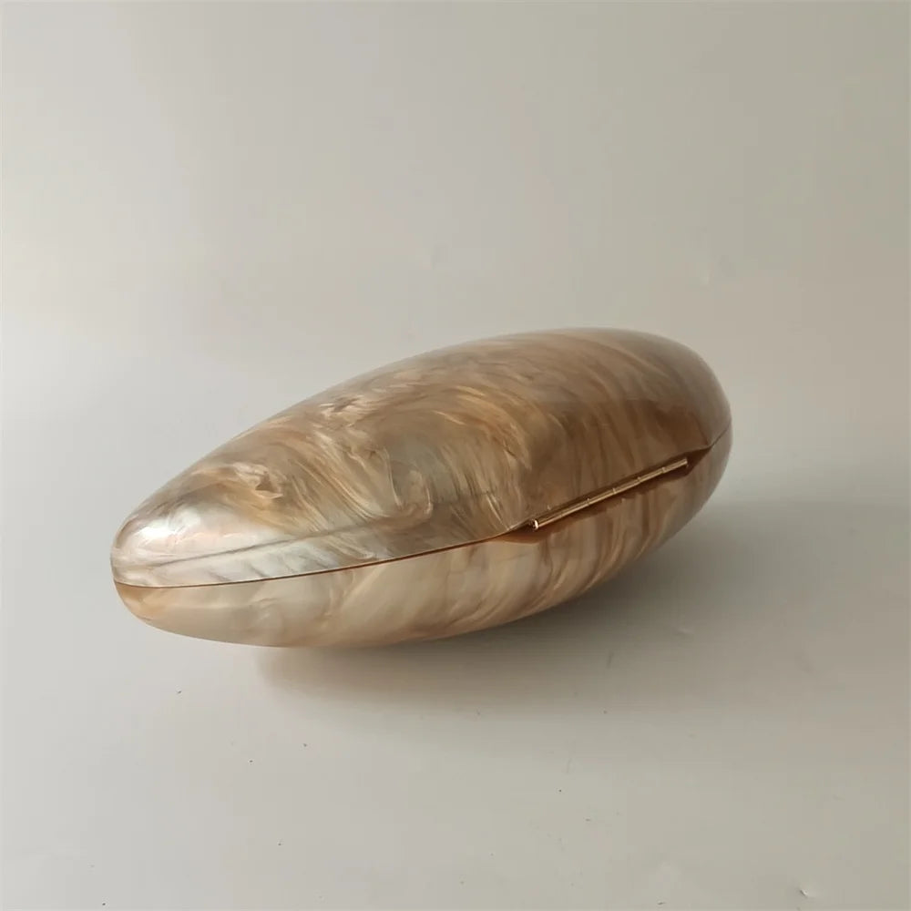 Pearl Acrylic Evening Bag – Mini Bridal Clutch