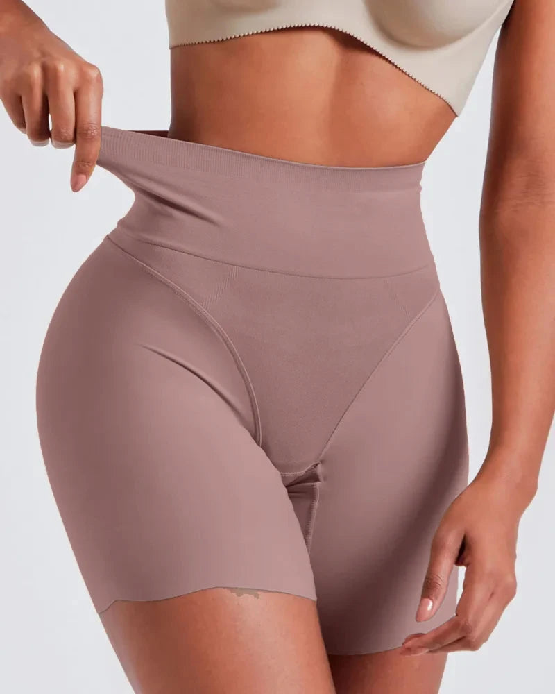Seamless High-Waist Butt Lifter Shapewear Shorts