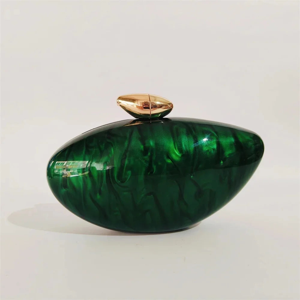 Pearl Acrylic Evening Bag – Mini Bridal Clutch