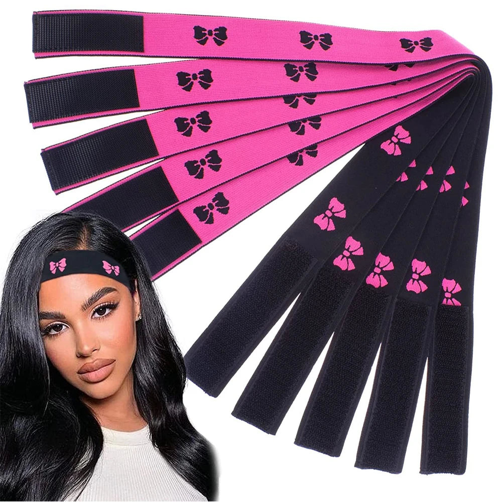 Adjustable Wig Elastic Headband with Velcro