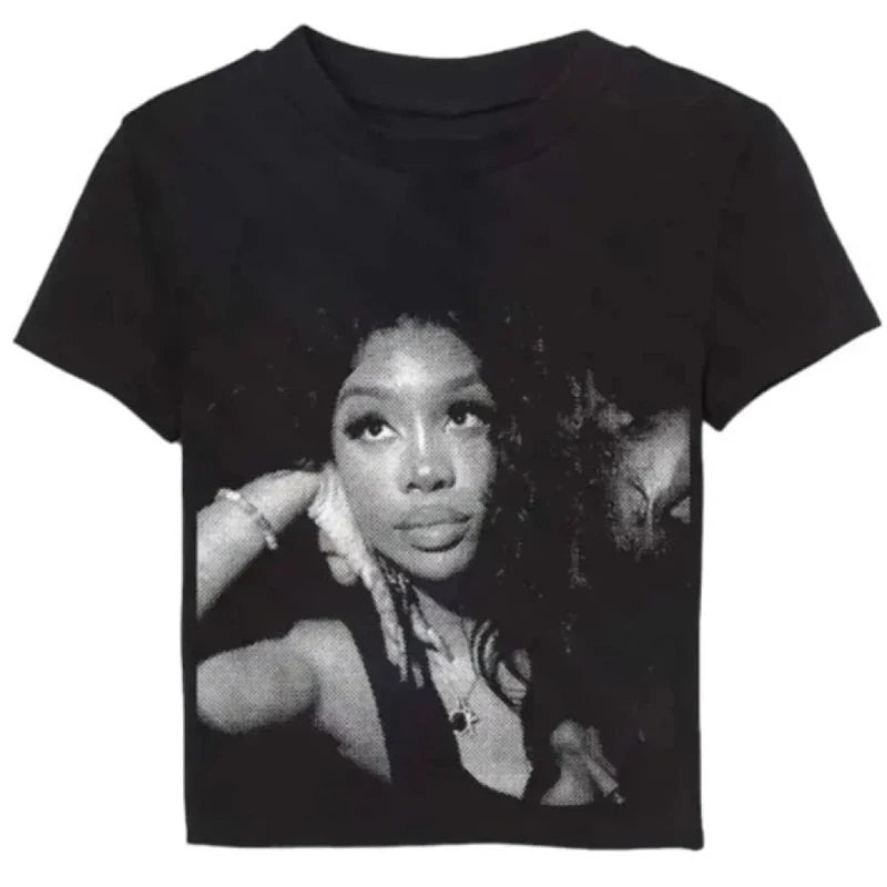 Sza RnB shirt croptop