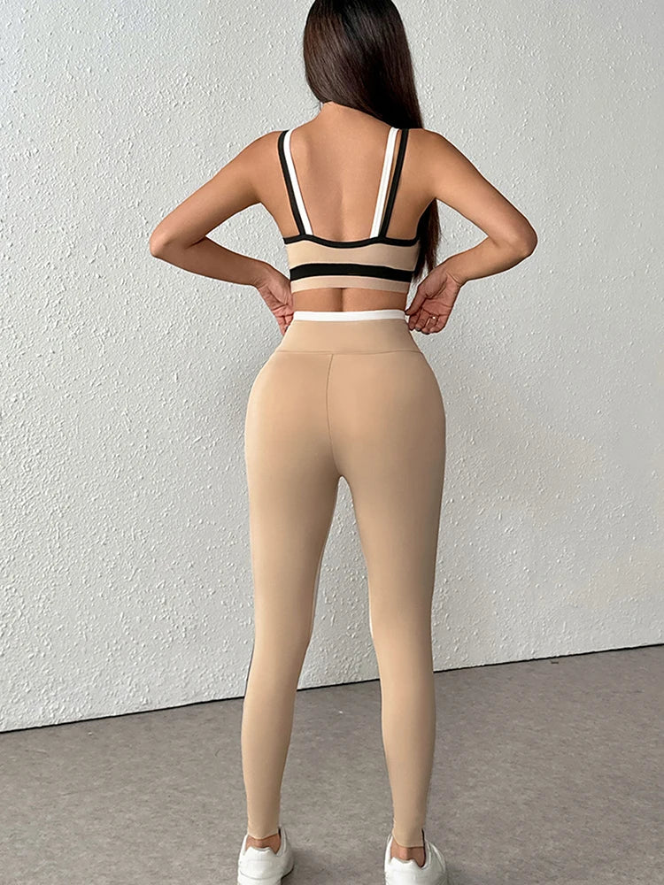 Striped Knit Camis & Pants Set – Slim Fit Streetwear