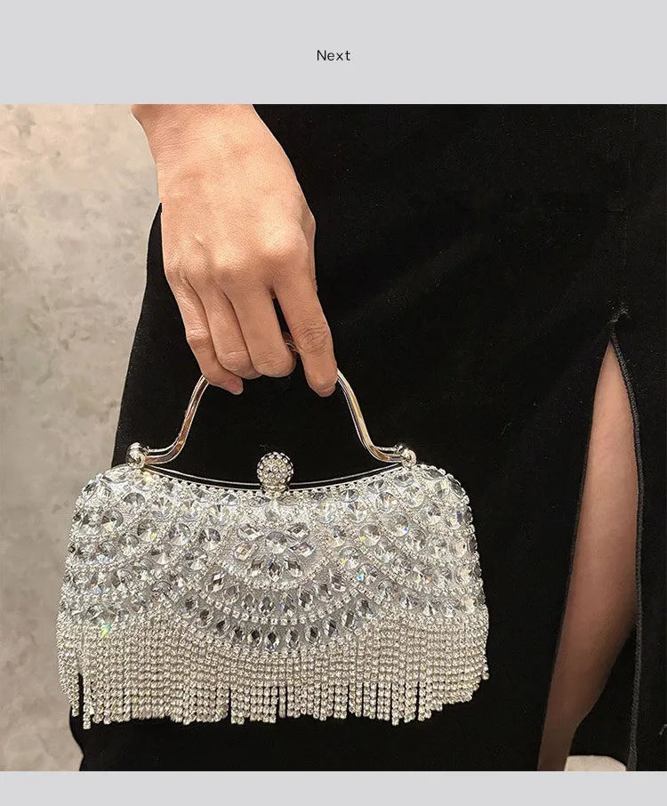 Diamond Rhinestone Evening Clutch