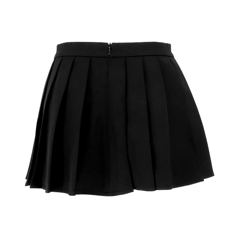 Versatile Casual Pleated Skirt