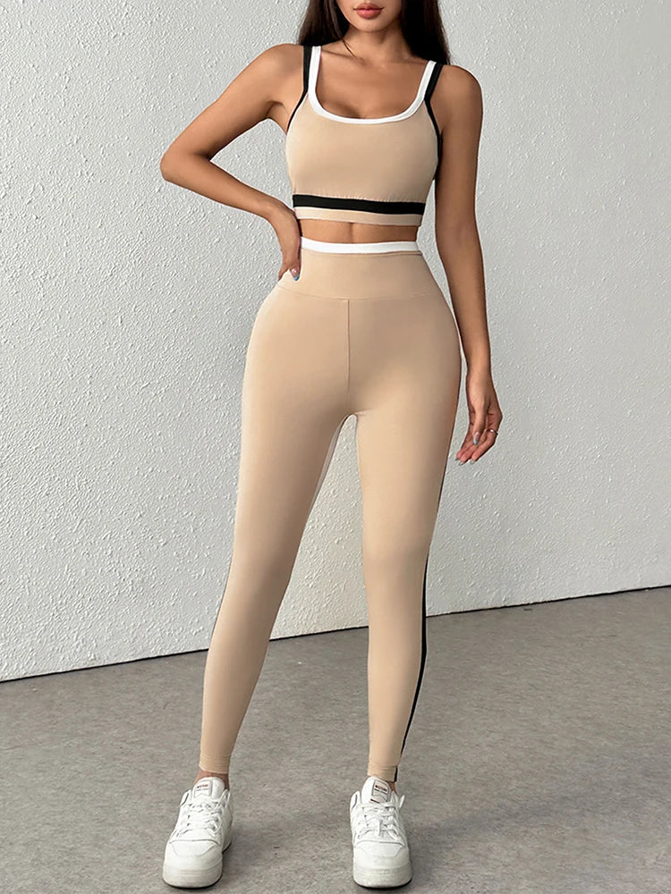 Striped Knit Camis & Pants Set – Slim Fit Streetwear