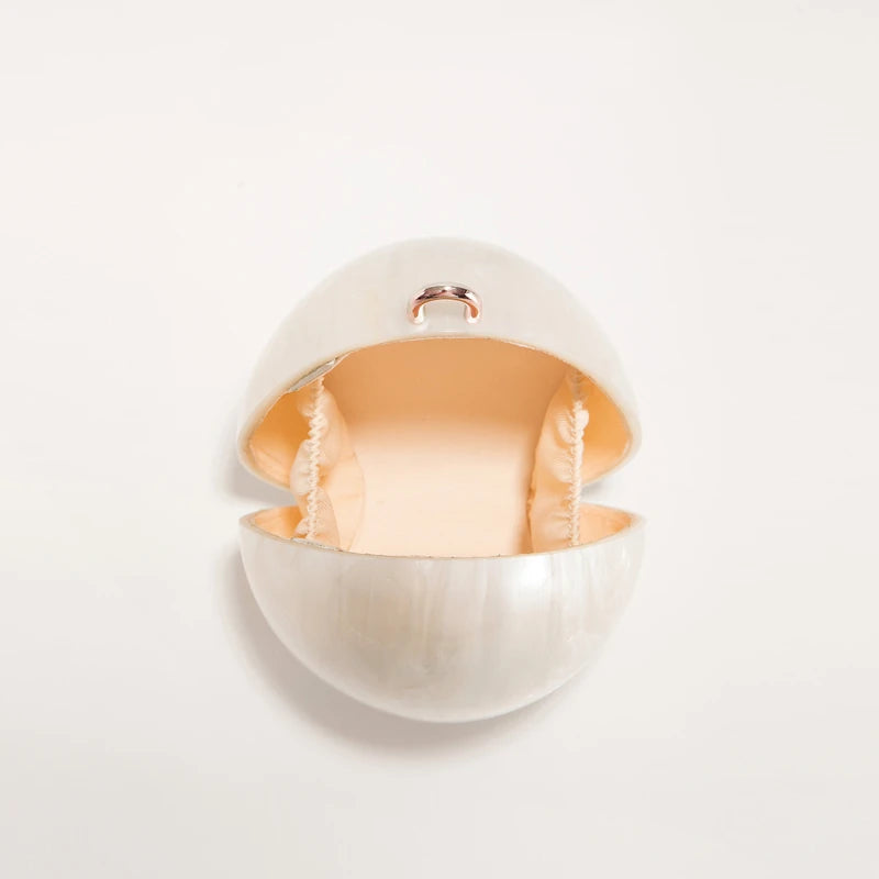 Mini Acrylic Pearl Clutch