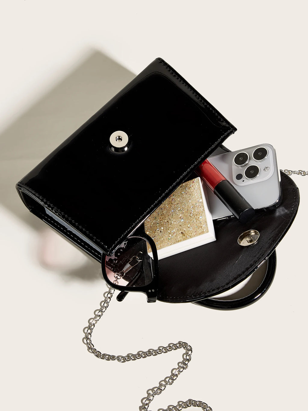 Sequin & Crystal Evening Clutch