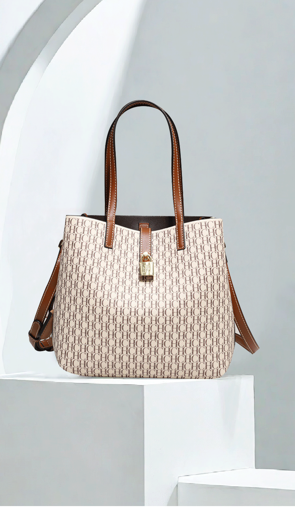 CH Premium Leather Crossbody Bag