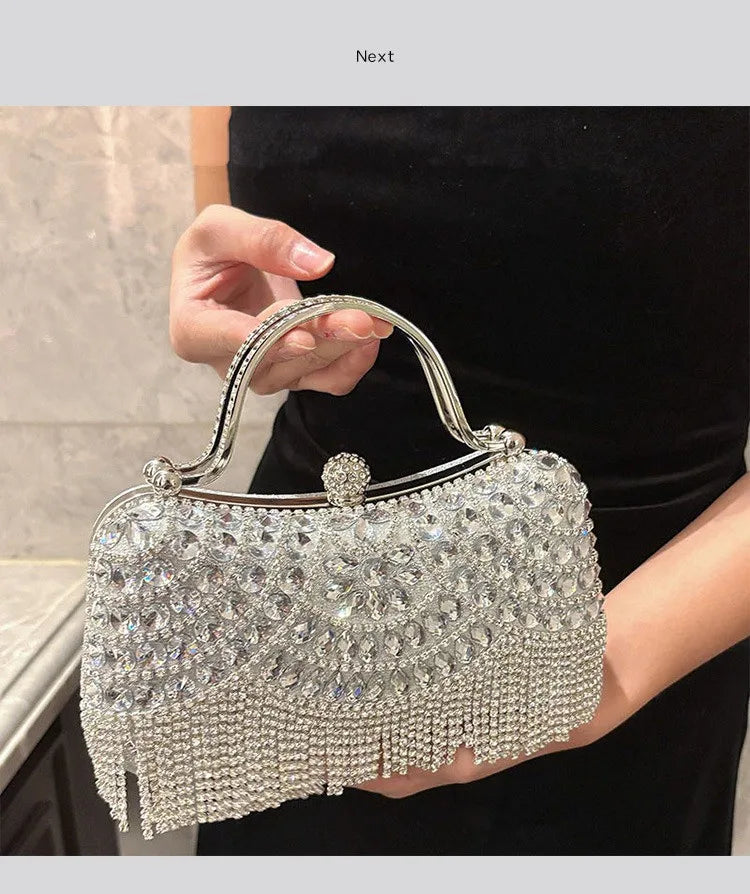 Diamond Rhinestone Evening Clutch
