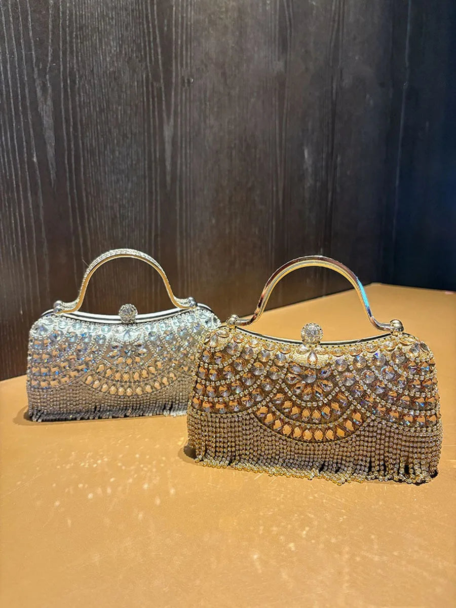 Diamond Rhinestone Evening Clutch