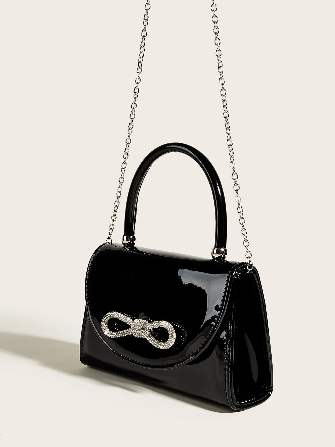 Sequin & Crystal Evening Clutch