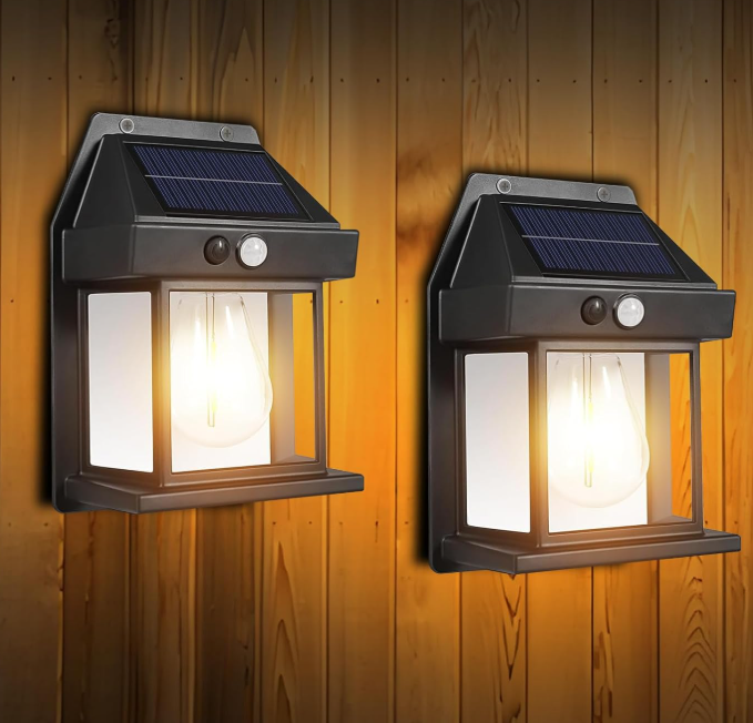 SolarGlow LED Wall Light – Wireless, Dusk-to-Dawn Outdoor Lantern