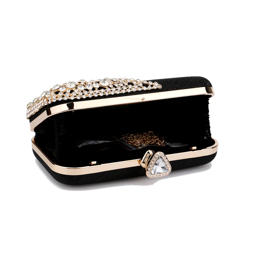 Diamond Hollow Out Evening Bag