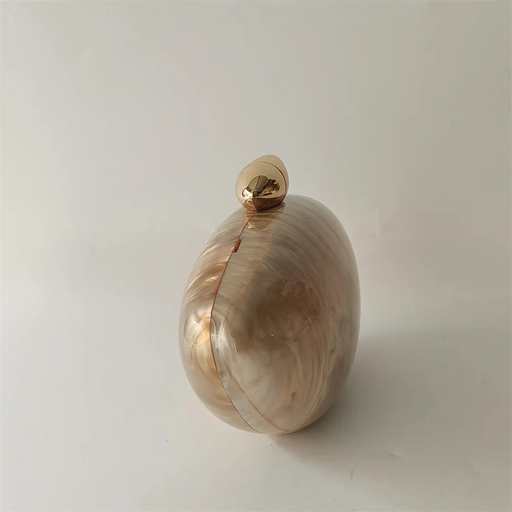 Pearl Acrylic Evening Bag – Mini Bridal Clutch