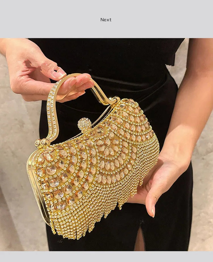 Diamond Rhinestone Evening Clutch