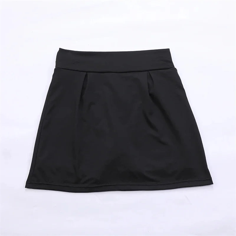Women’s Summer High-Waist Tennis Mini Skirt