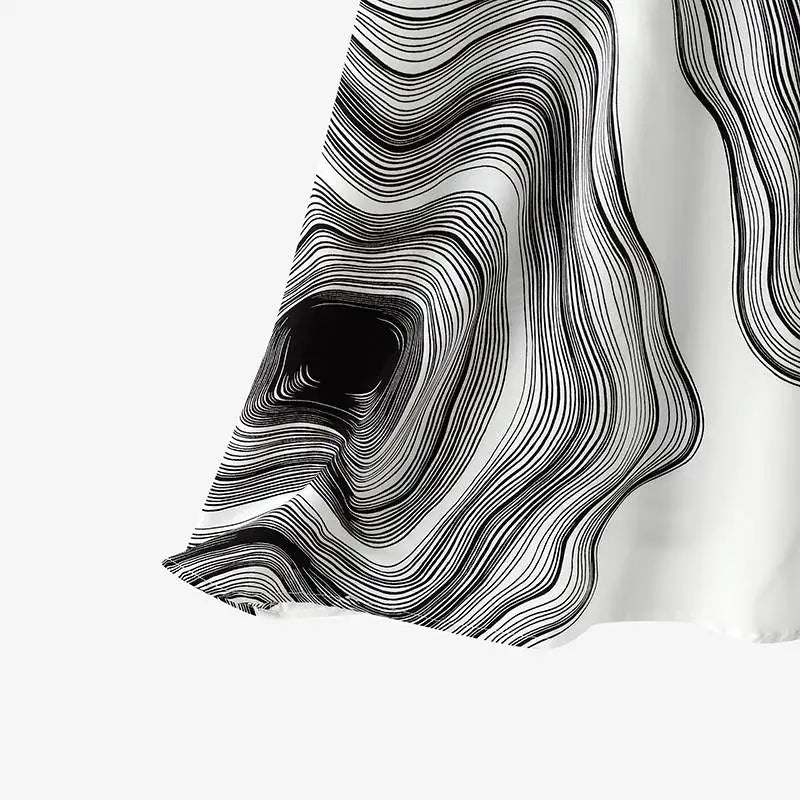 ZANZEA High Waist Midi Skirt