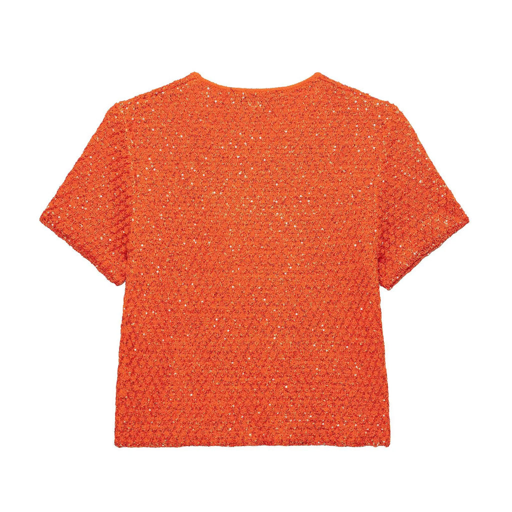 Pearl-Embellished Knitted Vest – Elegant Knit Top