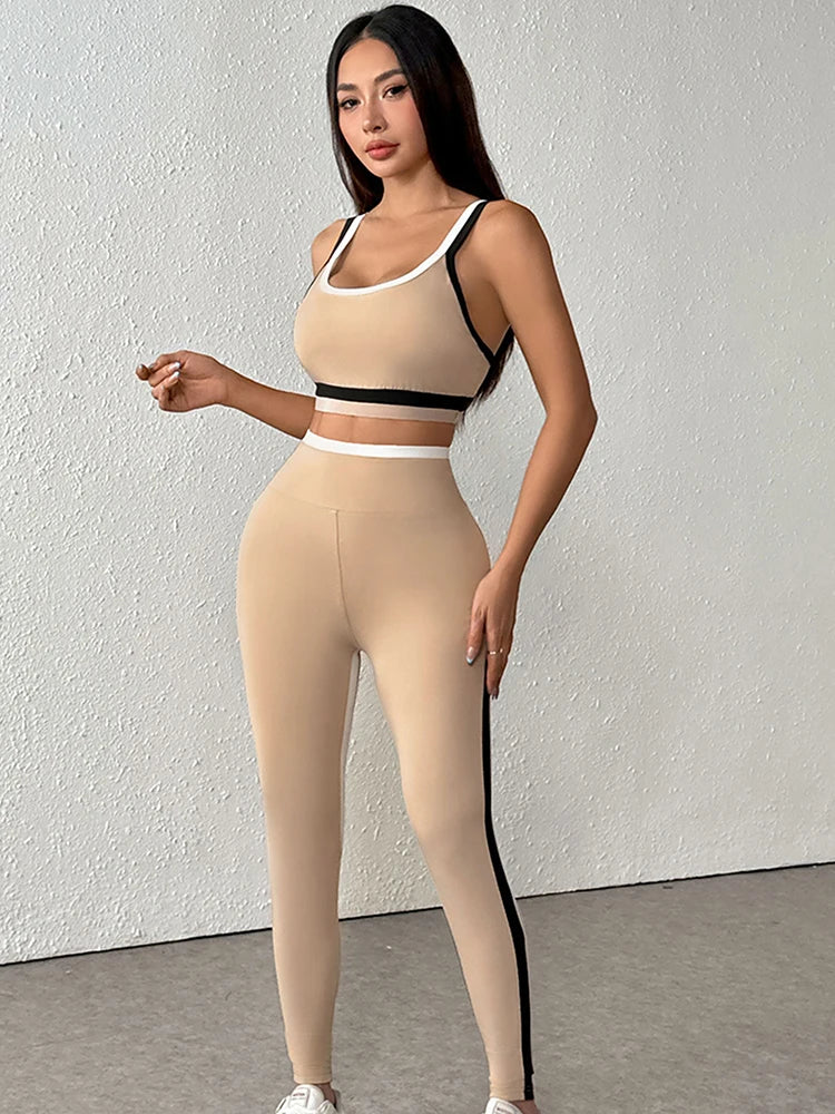 Striped Knit Camis & Pants Set – Slim Fit Streetwear